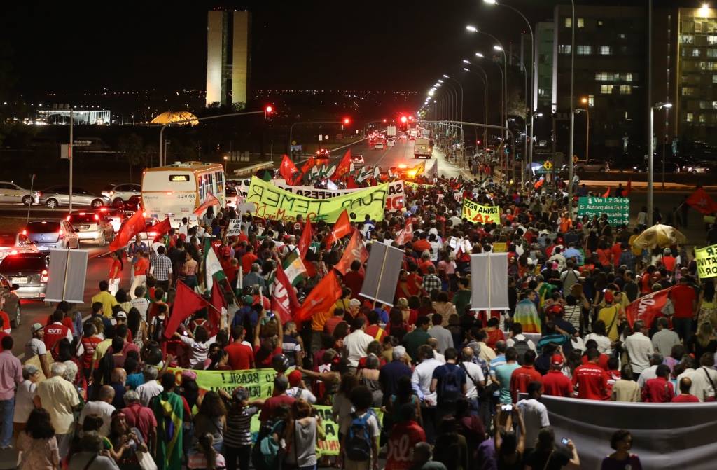 Brasília nas ruas pelo ‘Fora Temer’