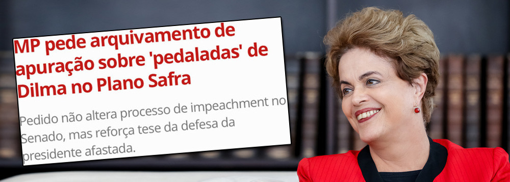 Dilma é inocentada, mas jornais ignoram