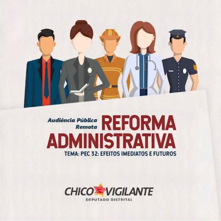 PEC da Reforma Administrativa será tema de debate na CLDF