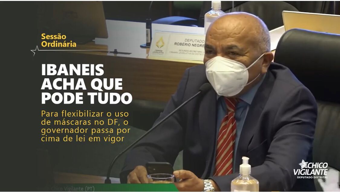 Vídeo: O governador Ibaneis Rocha não pode tudo.